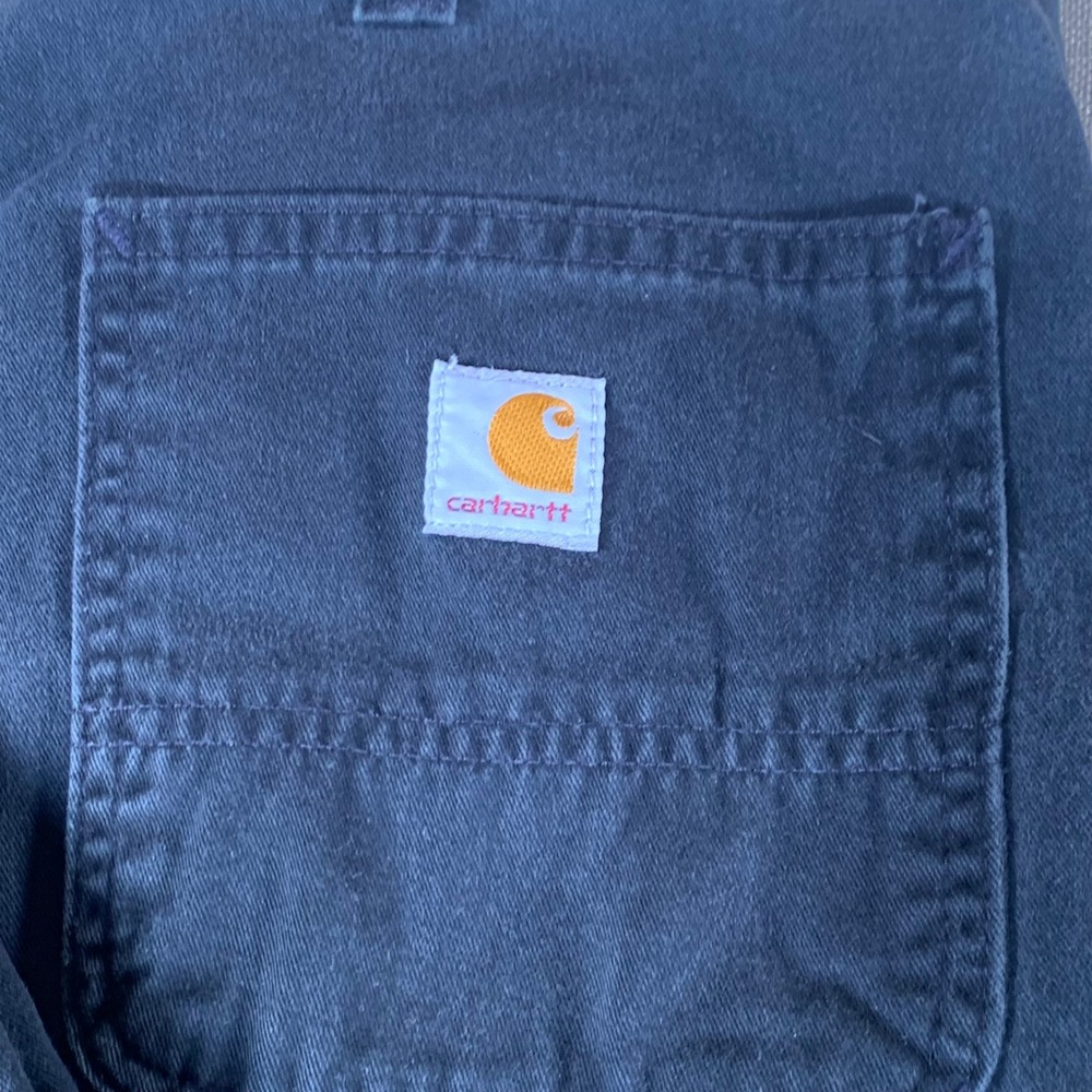 Carhartt B324 BLK Relaxed Fit Work Pants Men 36x29 Black Canvas Durable Workwear - Picture 11 of 12